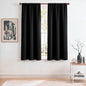 TOPICK Blackout Curtains for Bedroom Thermal Insulated Drapes for Living Room Home Office Rod Pocket Curtains Set of 2 Panels Each