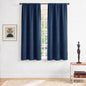 TOPICK Blackout Curtains for Bedroom Thermal Insulated Drapes for Living Room Home Office Rod Pocket Curtains Set of 2 Panels Each