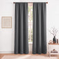 TOPICK Blackout Curtains for Bedroom Thermal Insulated Drapes for Living Room Home Office Rod Pocket Curtains Set of 2 Panels Each
