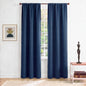 TOPICK Blackout Curtains for Bedroom Thermal Insulated Drapes for Living Room Home Office Rod Pocket Curtains Set of 2 Panels Each