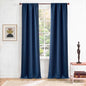 TOPICK Blackout Curtains for Bedroom Thermal Insulated Drapes for Living Room Home Office Rod Pocket Curtains Set of 2 Panels Each