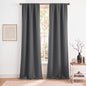 TOPICK Blackout Curtains for Bedroom Thermal Insulated Drapes for Living Room Home Office Rod Pocket Curtains Set of 2 Panels Each