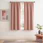 TOPICK Blackout Curtains for Bedroom Thermal Insulated Drapes for Living Room Home Office Rod Pocket Curtains Set of 2 Panels Each