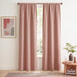 TOPICK Blackout Curtains for Bedroom Thermal Insulated Drapes for Living Room Home Office Rod Pocket Curtains Set of 2 Panels Each
